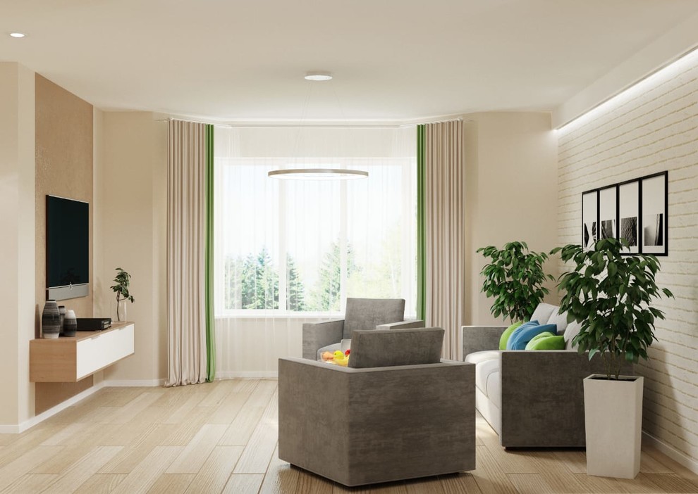 Дизайн-проект коттеджа в стиле минимализм