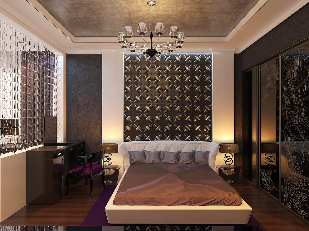 Современный стиль. Трехкомнатная квартира на юге Москвы.