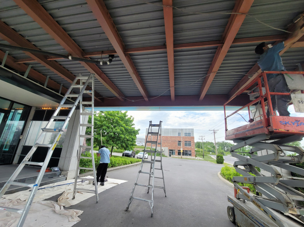 EXTERIOR PAINTING LE MONT BLANC HOTEL