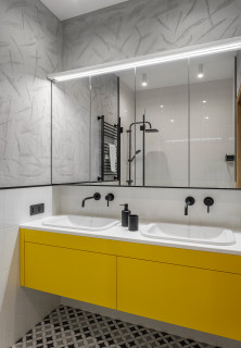 Дизайн ванных комнат без ванной (81 фото)