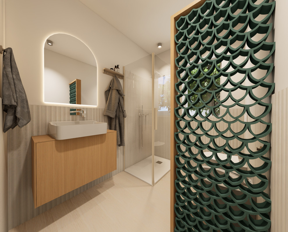 PROGETTO CON RENDER DI CASA IN LEGNO XLAM ECOSOSTENIBILE BIOCLIMATICA A MODICA