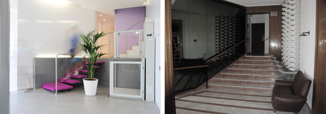 Hall edificio Capri modern