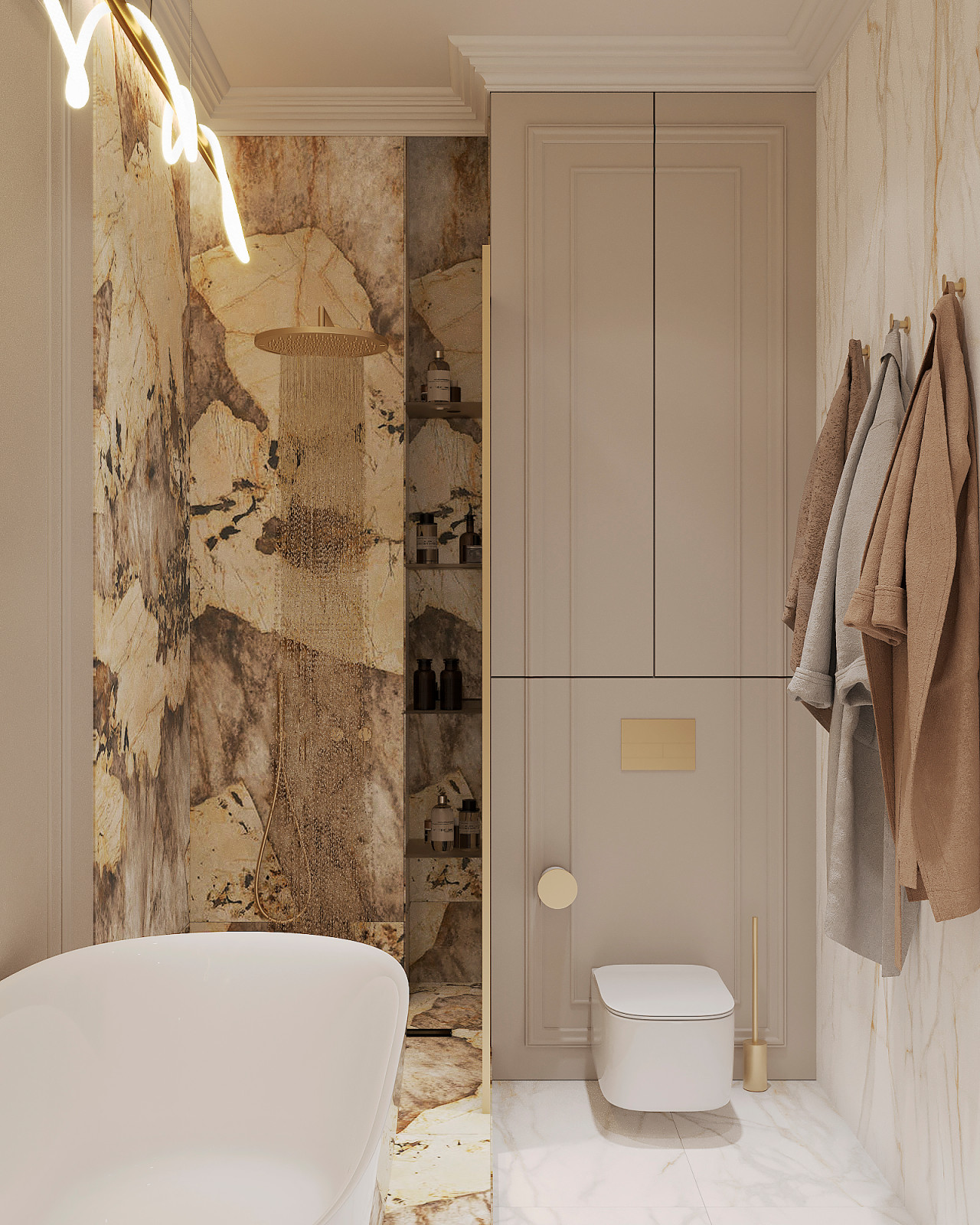 Дизайн квартиры в ЖК "Наследие",  г.Тула