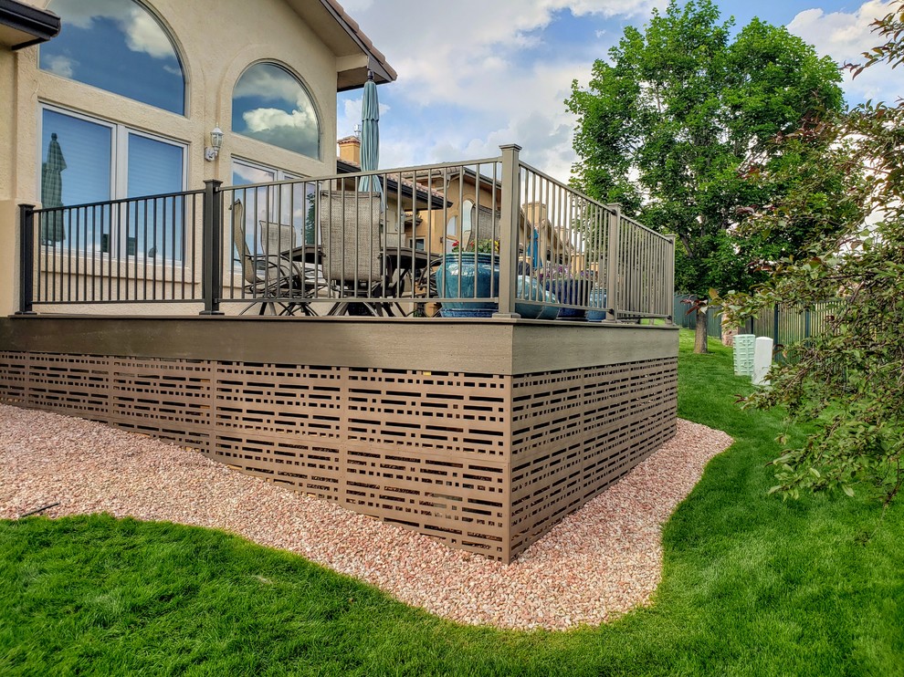 Design ideas for a deck in Denver with with skirting.