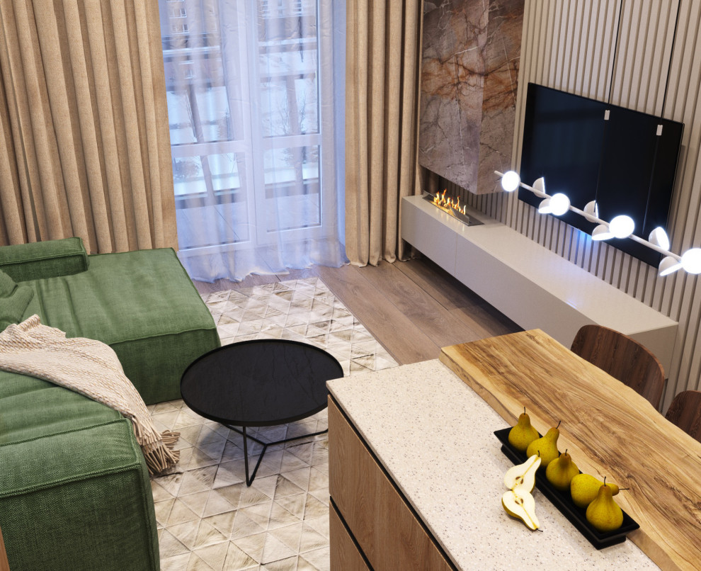 1-к студия в ЖК Бульварный переулок