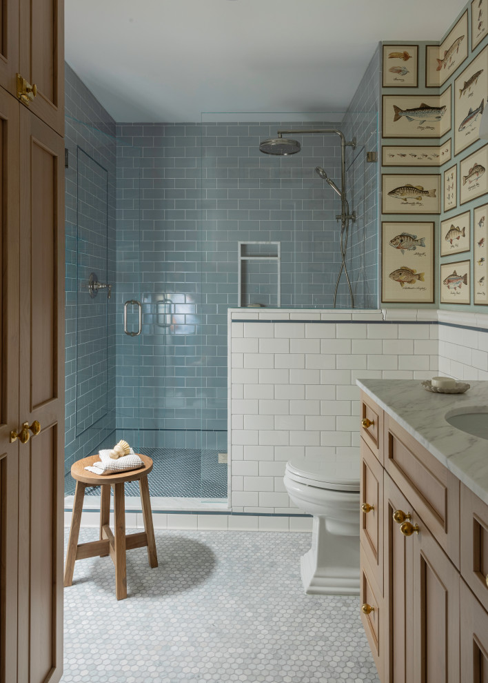 Inspiration for a timeless bathroom remodel in Seattle