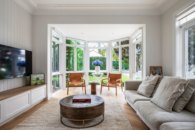 Balgowlah Renovation Project transitional-living-room