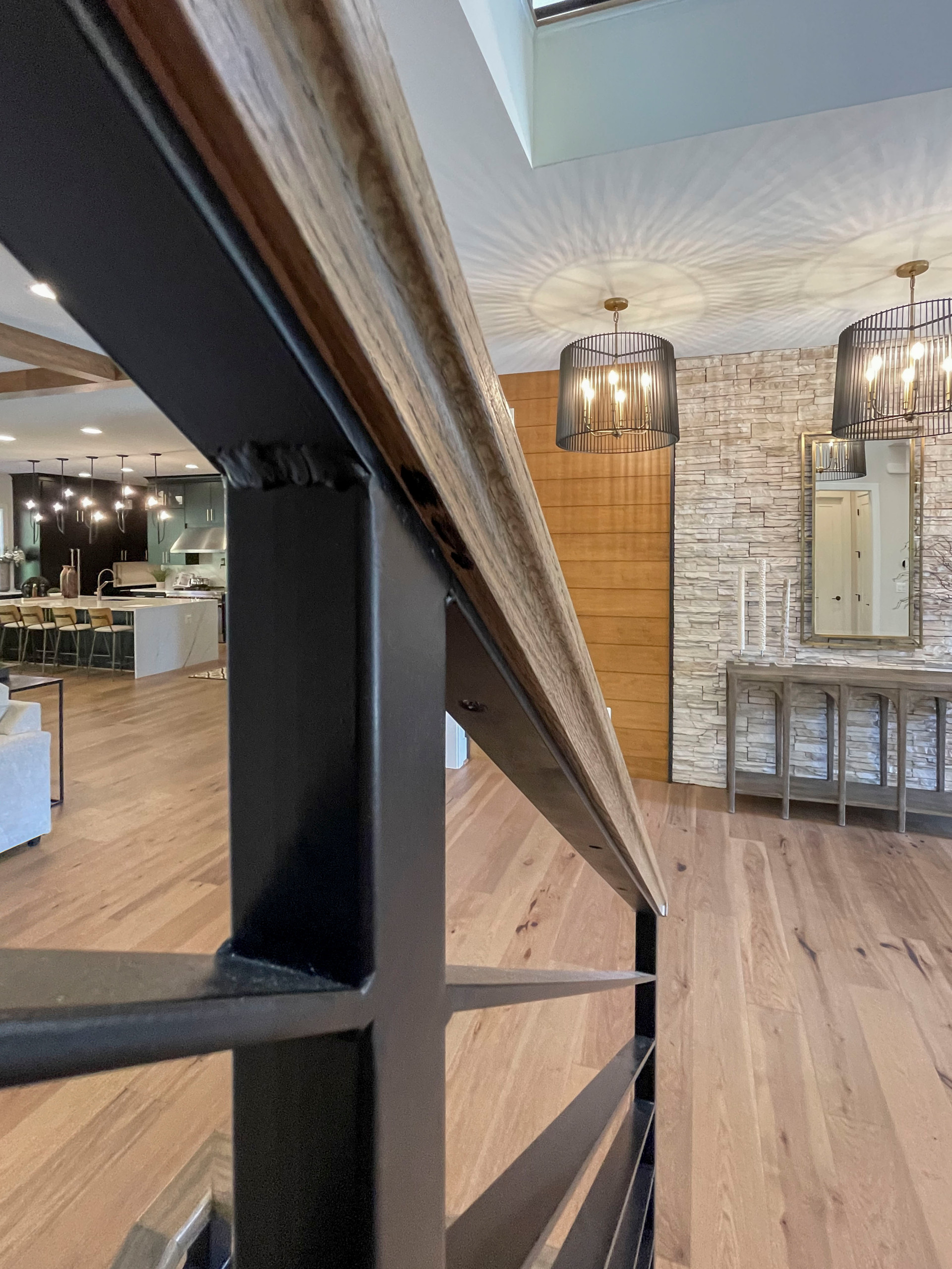113_Floating Straight- Stringers with No Risers in Contemporary Home, Bethesda M