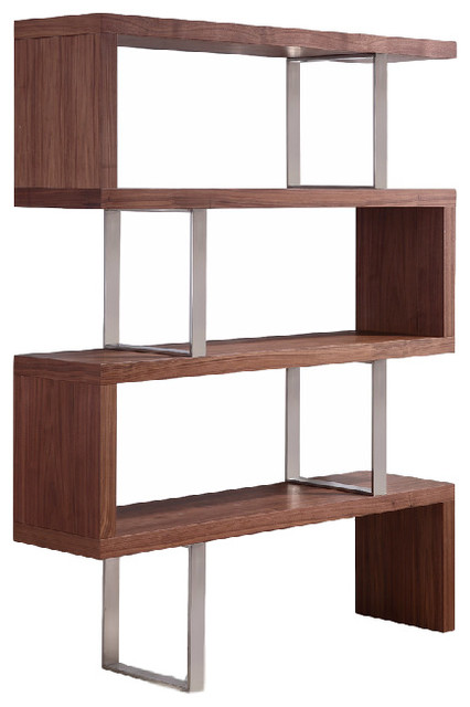 Scala Collection Bookcase By Talenti Casa Contemporary Scala Collection Bookcase By Talenti Casa Walnut Veneer Contemporary Bookcases