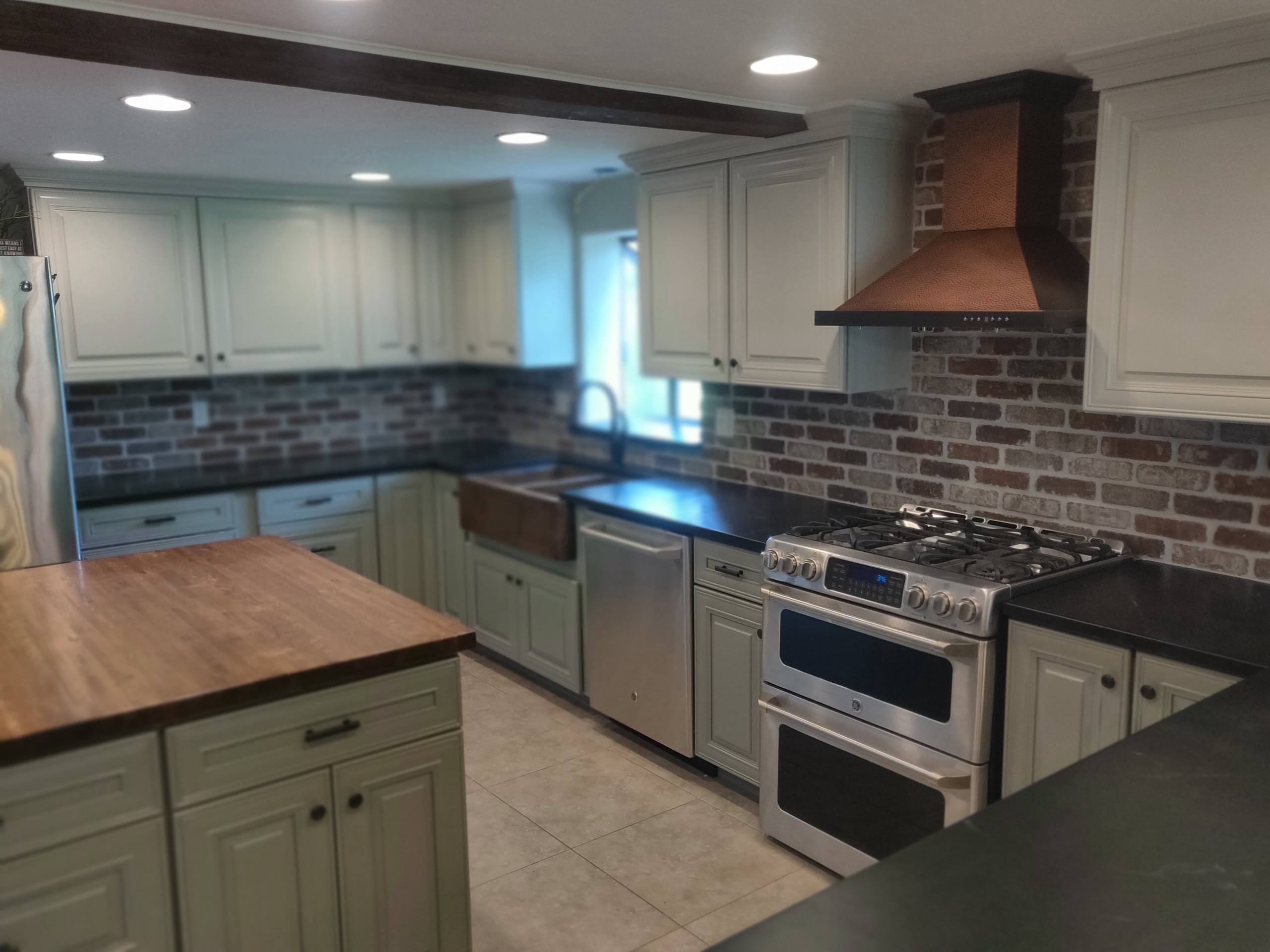 Log Cabin Kitchen After