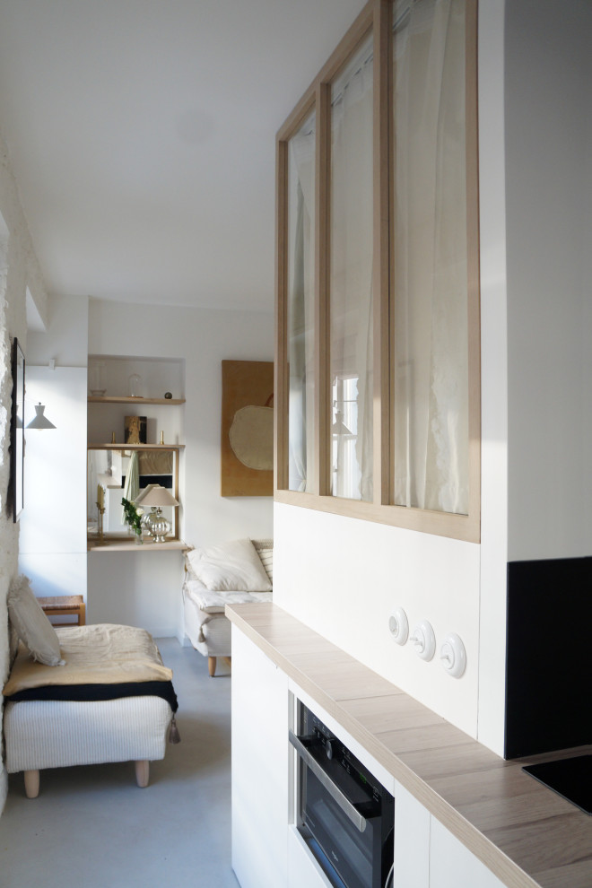 Rénovation complète et optimisation sur mesure d'un studio pied-a-terre de 22 m2