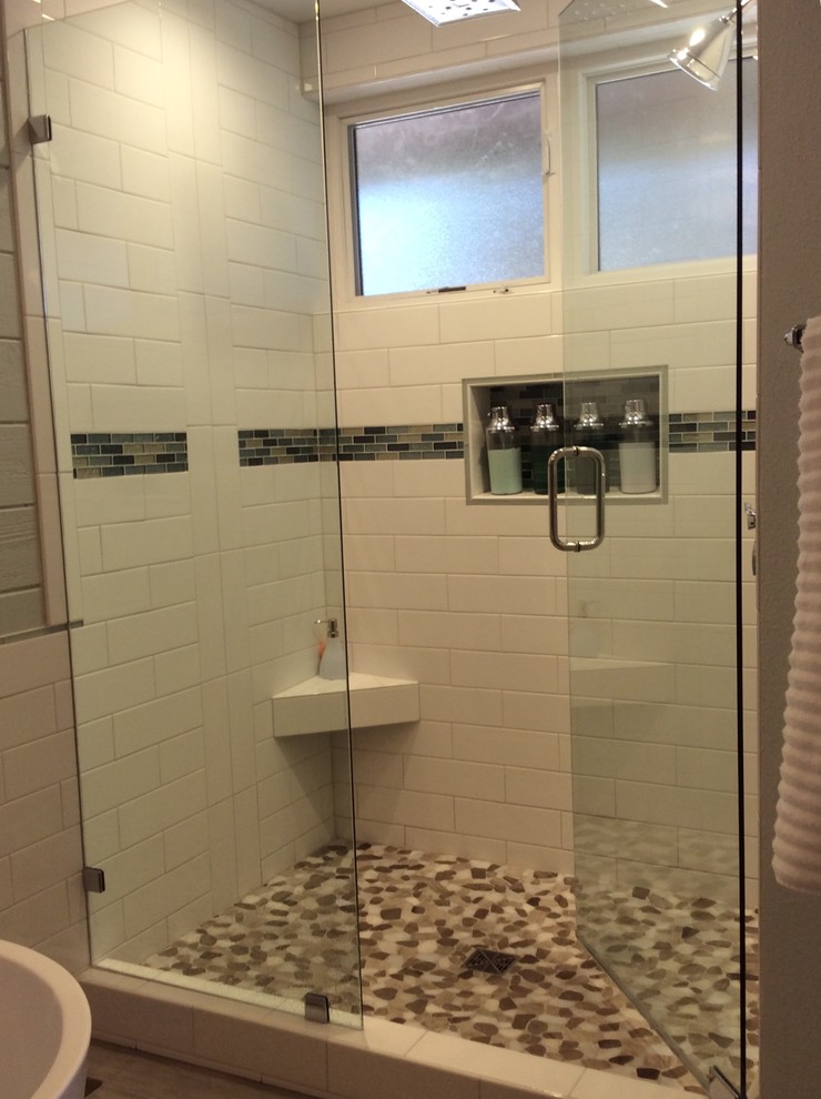 Transitional bathroom photo in Phoenix