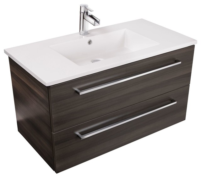 Silhouette Zambukka Wall Mounted Vanity Contemporary Bathroom Silhouette Zambukka Wall Mounted Vanity 30
