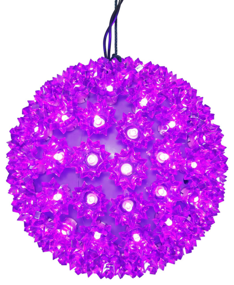 Vickerman x120606 6" Starlight Christmas Ornament With Purple LED