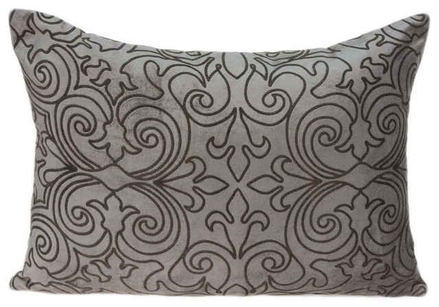 Parkland Collection Senza Transitional Champagne Pillow Cover With Poly Insert