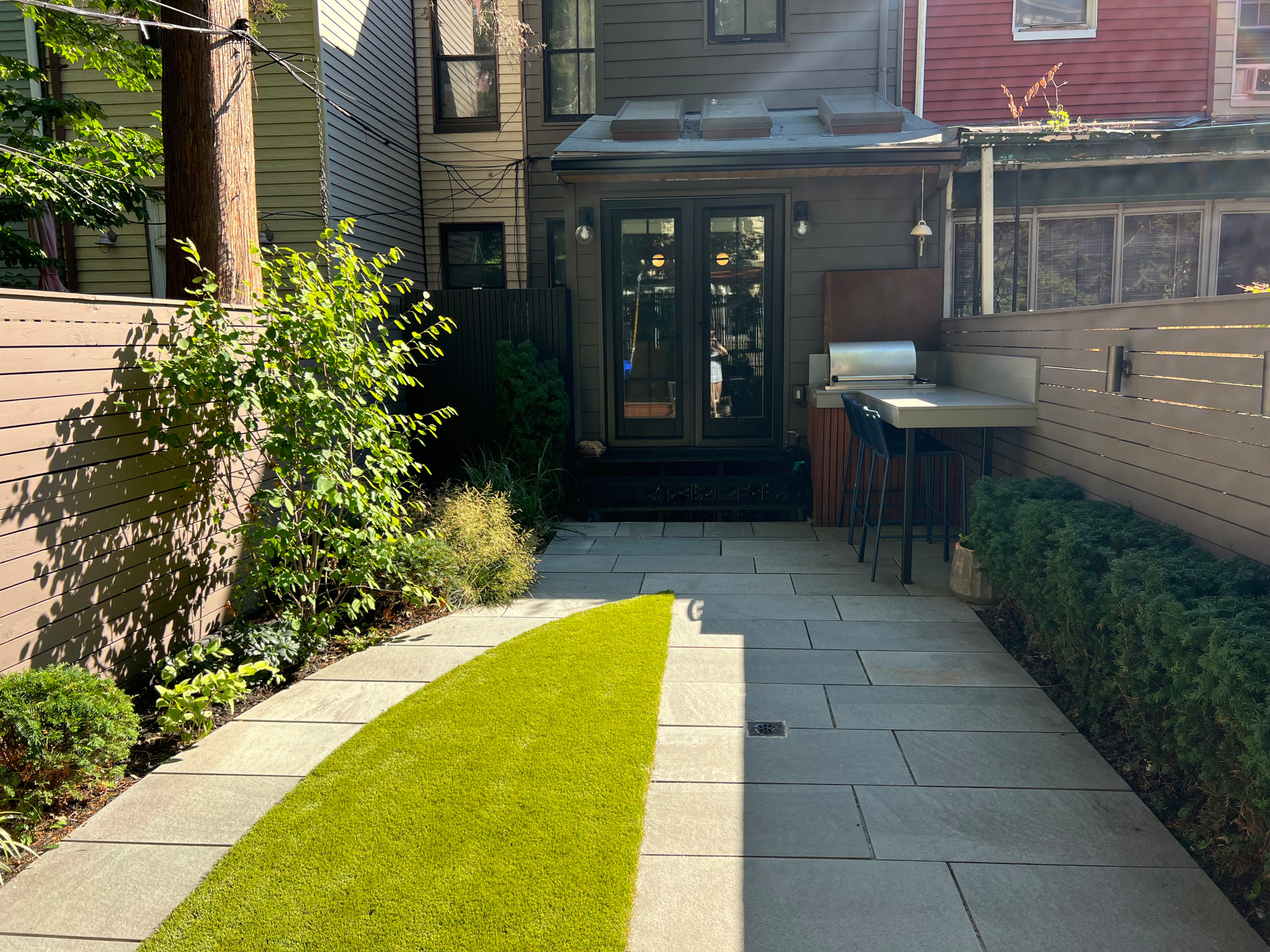 Shady Garden Deck and Pergola Renovation