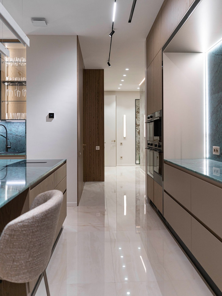 Giulia Novars впечатляет! Смелый акцент в интерьере кухни