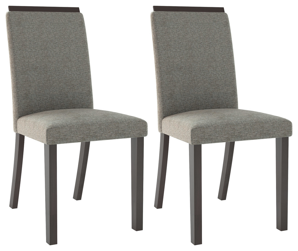 CorLiving Bistro Pewter Gray Dining Chairs, Set of 2