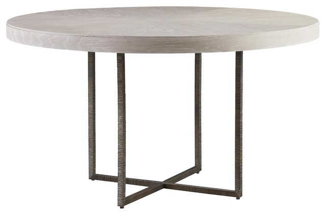 Robards Round Dining Table Farmhouse, Houzz Round Dining Room Table