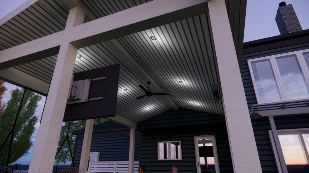 Fairfax Station Outdoor Living 3D Design Rendering Service