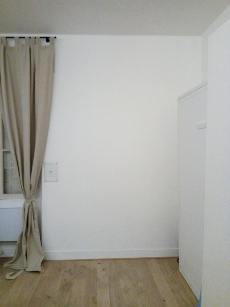 Rénovation studio 25m2 à Paris, travaux en cours.
