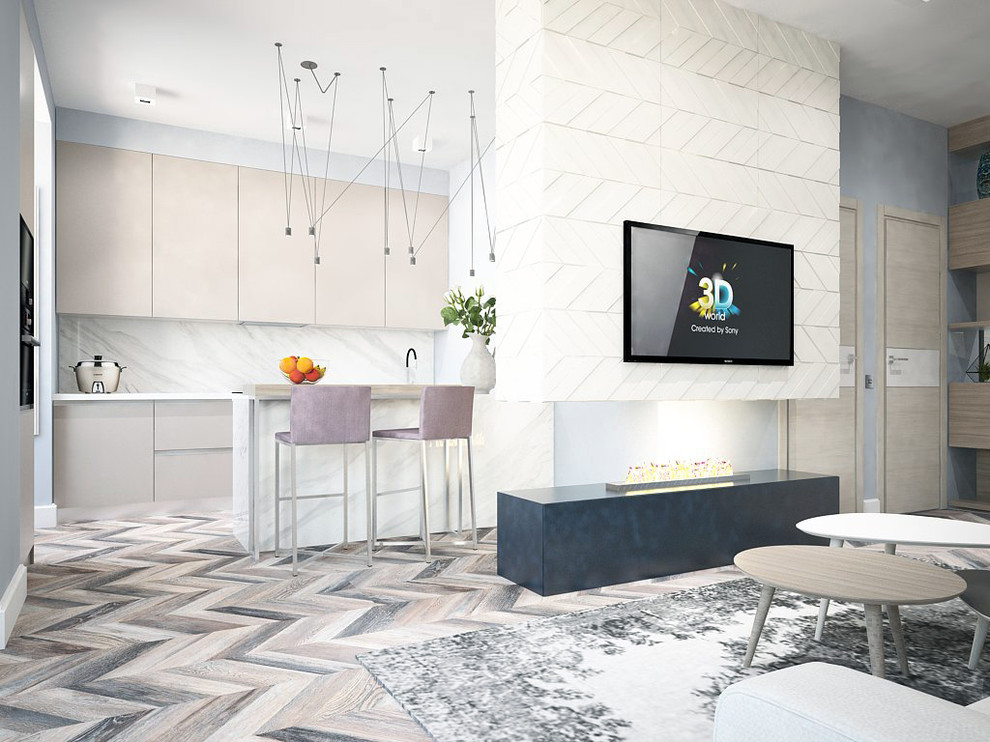 Квартира с элементами стиля ЛОФТ