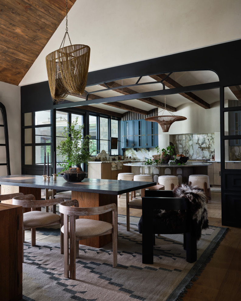 Barrel & Beam - Transitional - Dining Room - Dallas - by Urbanology ...