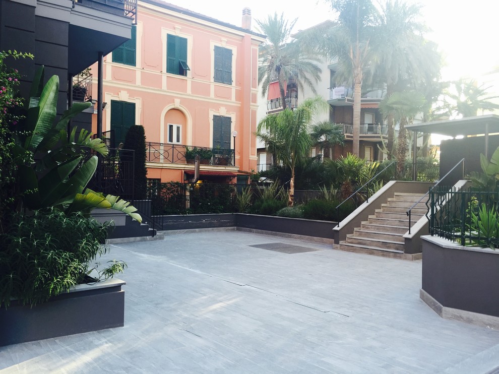 Foto di un patio o portico tradizionale