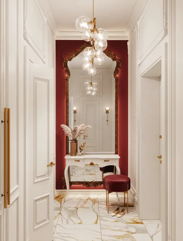 Интерьер с изысканным декором и обилием дерева