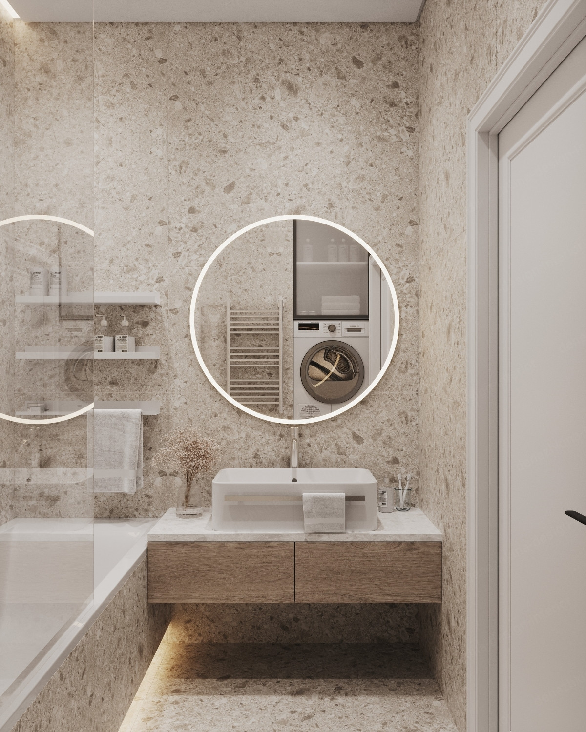 Дизайн проект 3 комнатной квартиры — ЖК Скандинавия