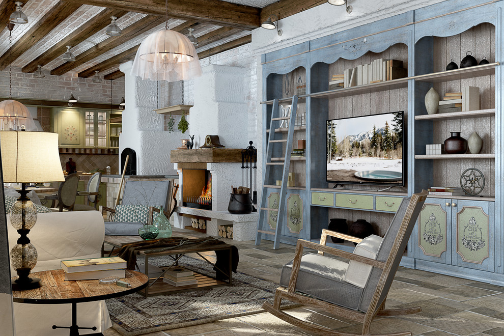 Загородный дом с печкой