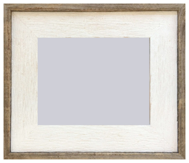 White Barnwood Picture Frame, Lighthouse Whitewash Farmhouse Picture Frames by My Barnwood