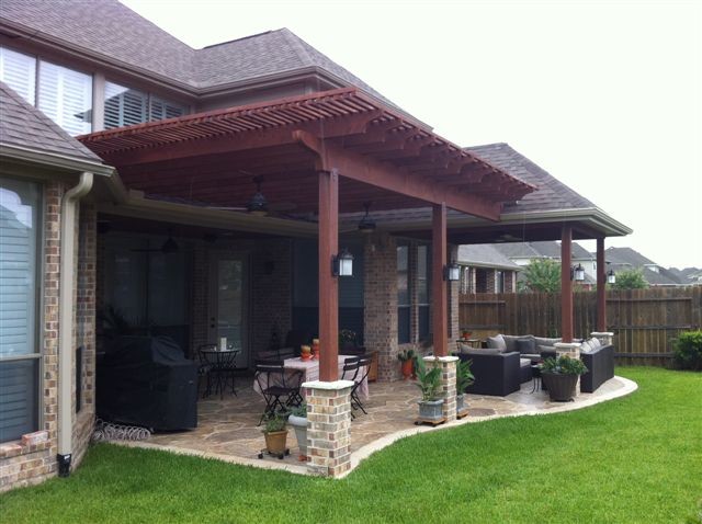 Outdoor Living - Contemporáneo - Patio - Houston - de Texas Custom Patios