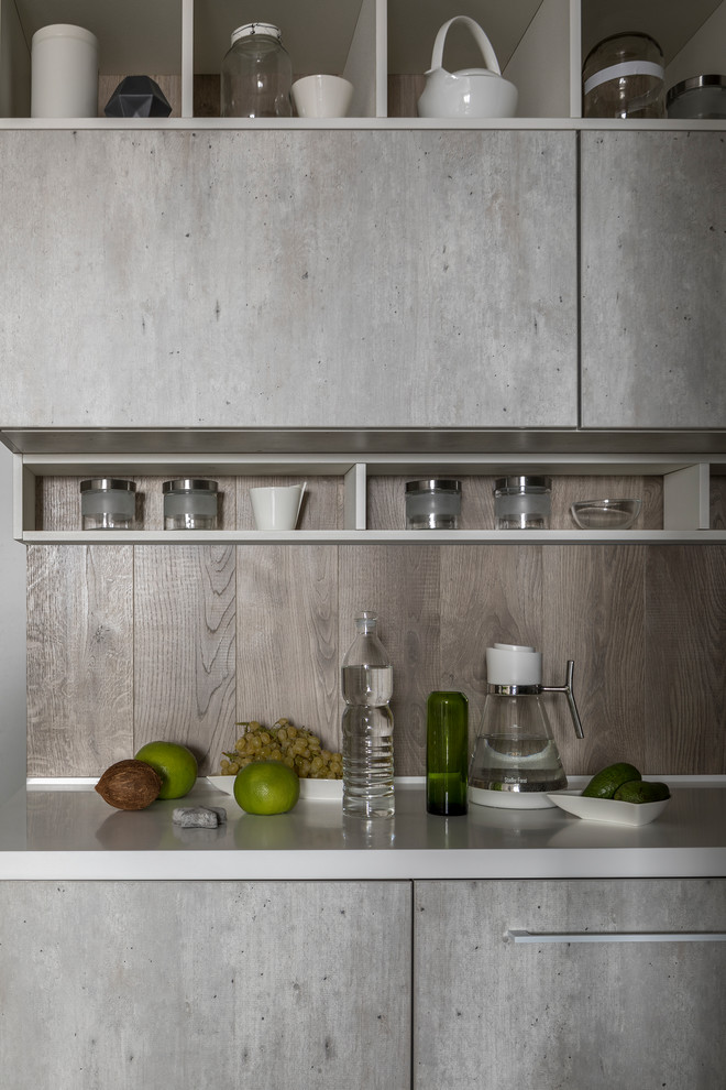 Монохромная квартира для предпринимателя