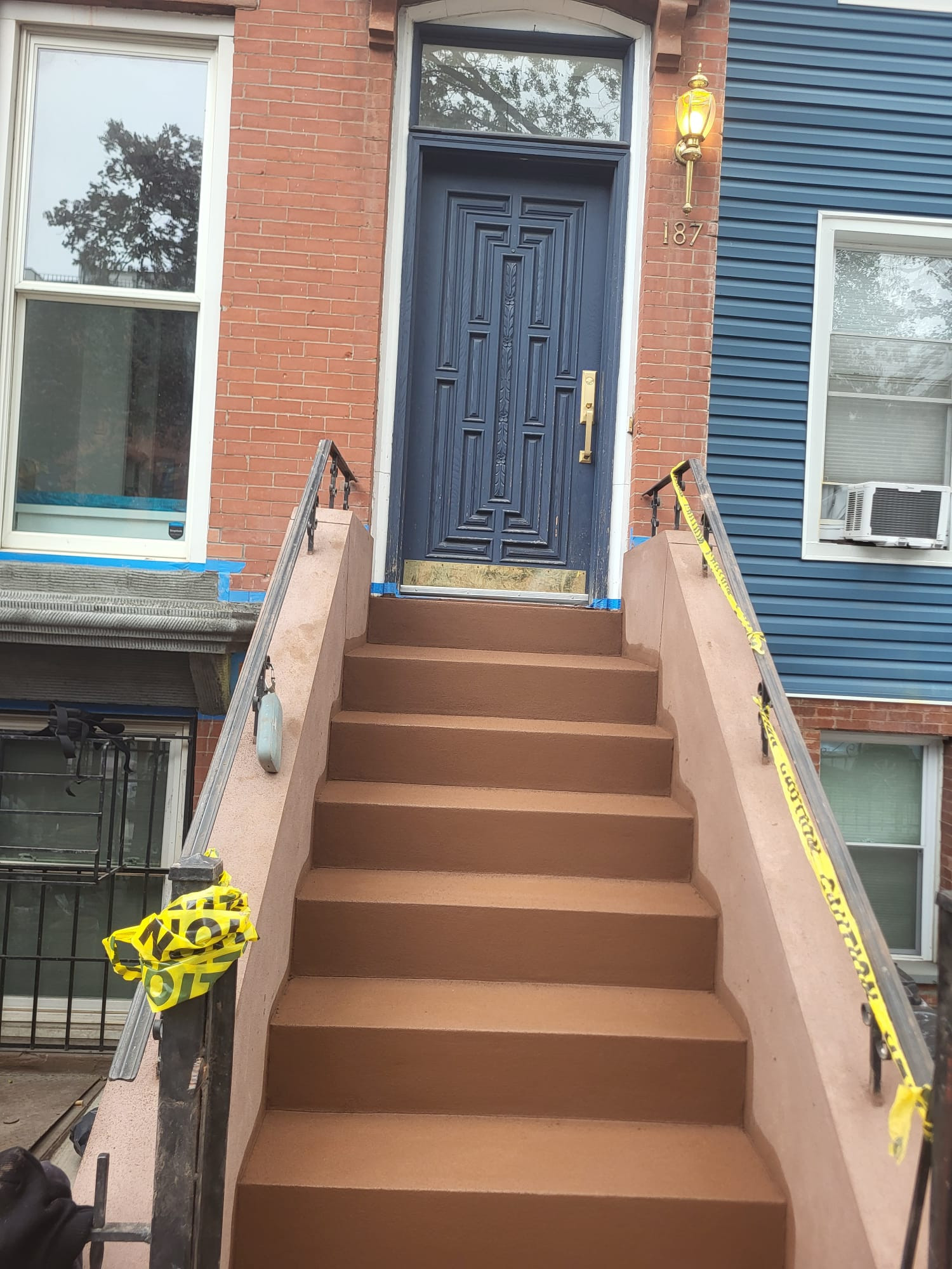 Brown Stone Stoop & Steps