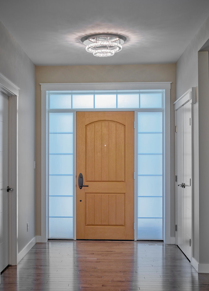 Entryway - craftsman entryway idea in Edmonton