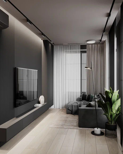 Ремонт квартиры свободной планировки для супружеской пары