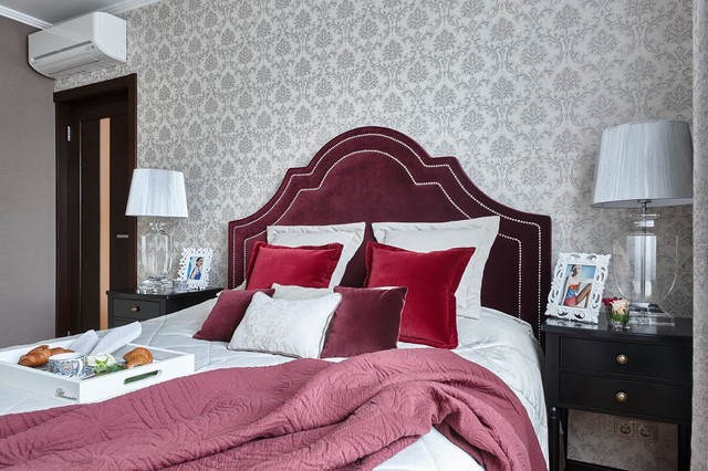 Квартира для двоих transitional-bedroom