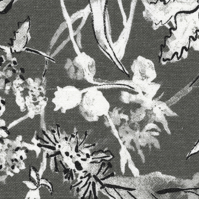 Garden Party Ink Fl Gray Scallop Valance Lined Cotton Linen Contemporary Valances By Close To Custom Linens - Blend Fabric Garden Party Garden Party Ink Fl Gray Scallop Valance Lined Cotton Linen Contemporary Valances By Close To Custom Linens - Blend Fabric Garden Party