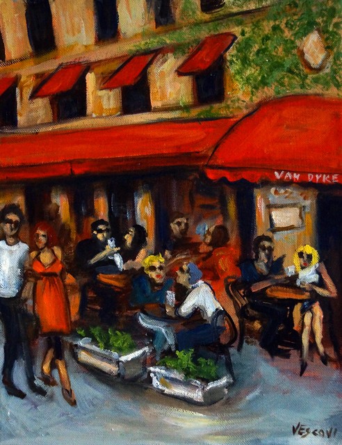 Van Dyke Cafe, Original, Painting
