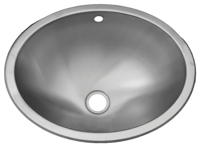 oval stainless steel bathroom sinks