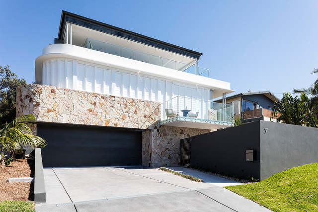 Sunshine Beach House amerikansk-craftsman-fasad
