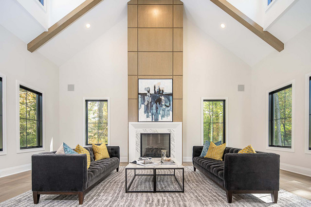 Stately Estate contemporary-living-room