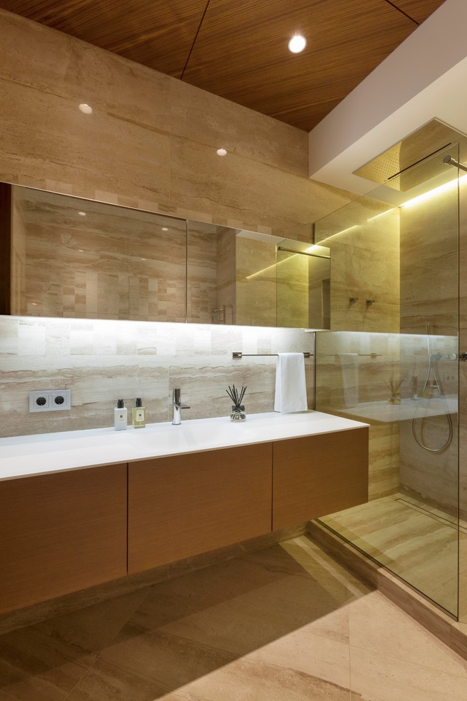 Inspiration for a contemporary bathroom in Saint Petersburg.
