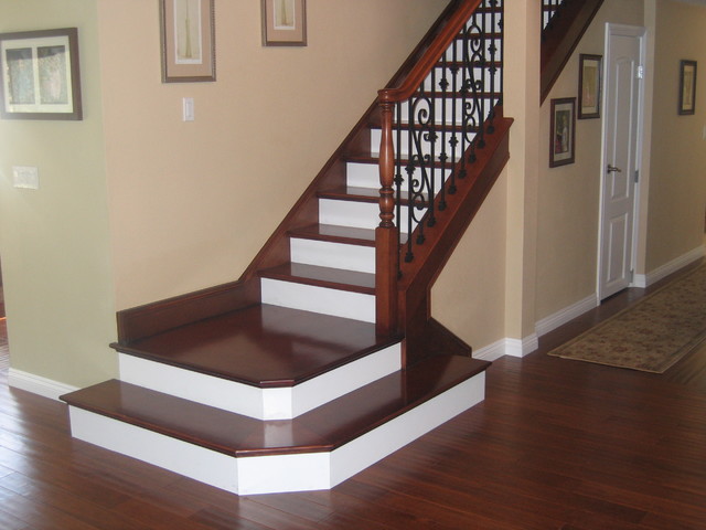 Interior Stairs Traditional Staircase Los Angeles By