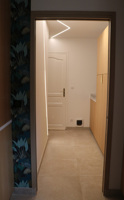 Projet M&L.D contemporaneo-lavanderia