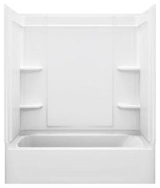 Sterling Ensemble 76.25"x60"x33.25" Vikrell Tub/Shower Contemporary
