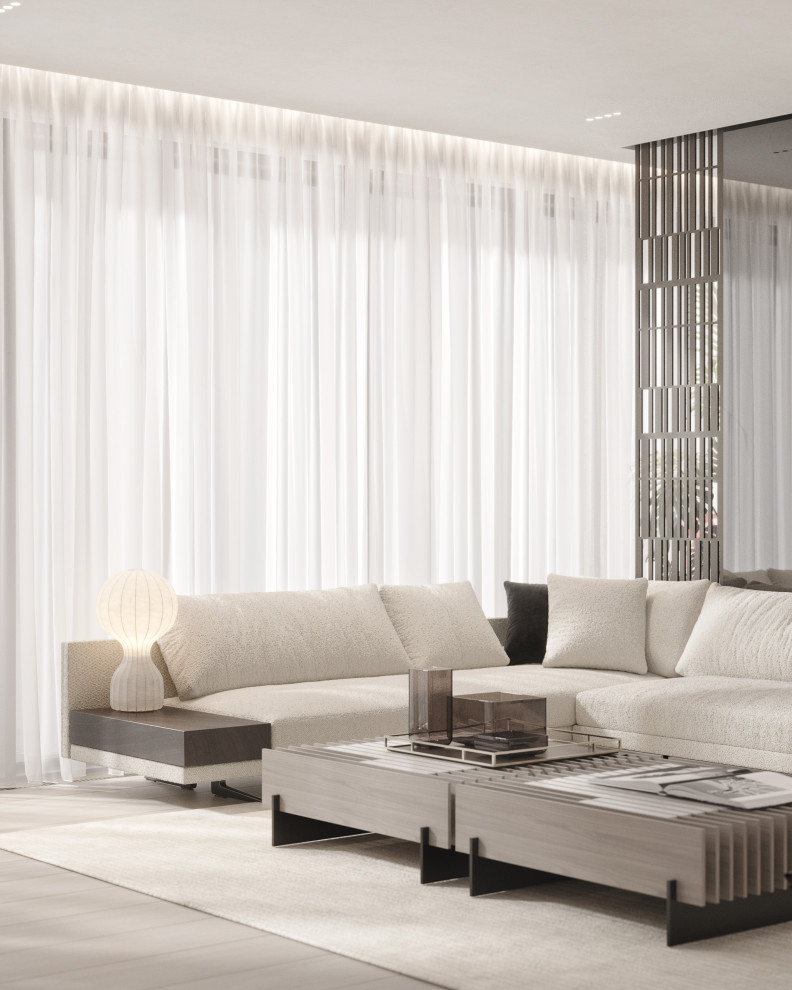 Modern megalopolis apartment