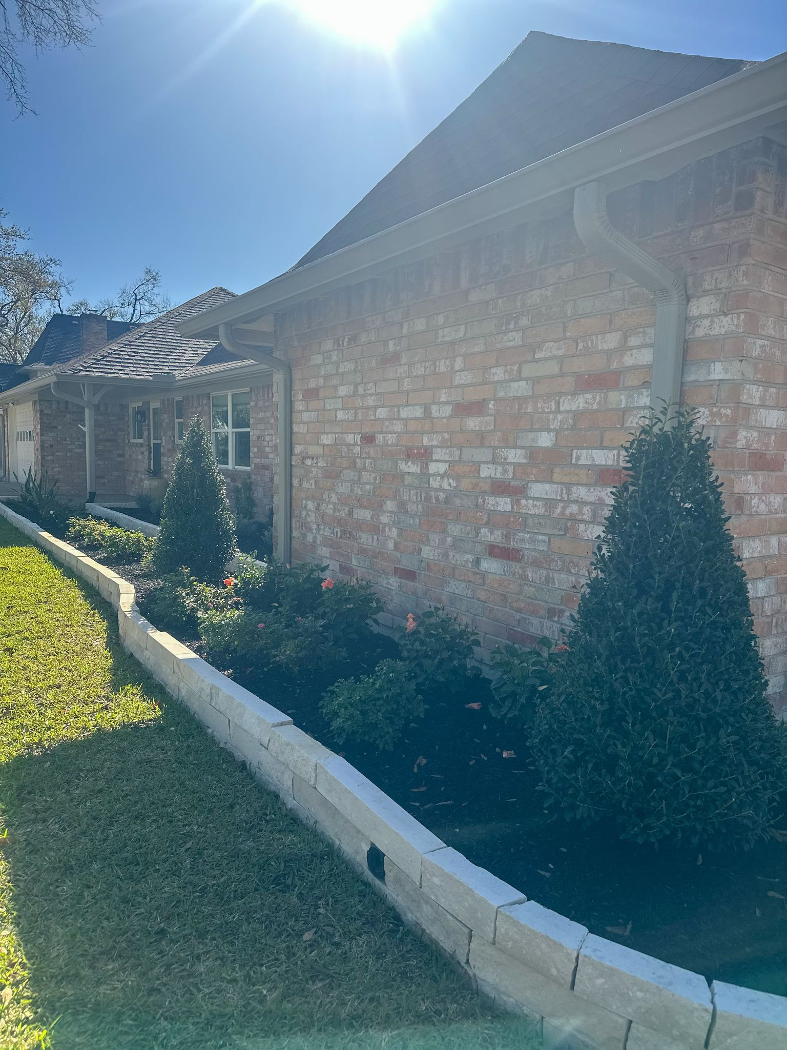 Front yard makeover at Durban Dr!