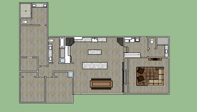 Proposed Floorplan rendering
